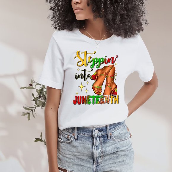 Stepping Into Juneteenth Shirt, 1865 Juneteenth Shirt, Juneteenth Shirt, Freedom - Picture 1 of 5